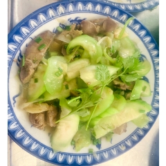 Mướp Xào Lòng Gà